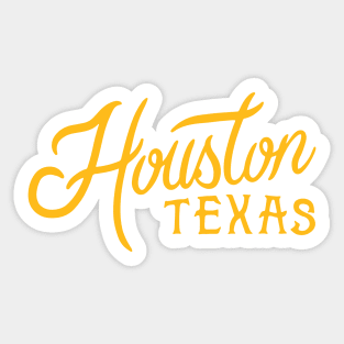 Houston Texas Sticker